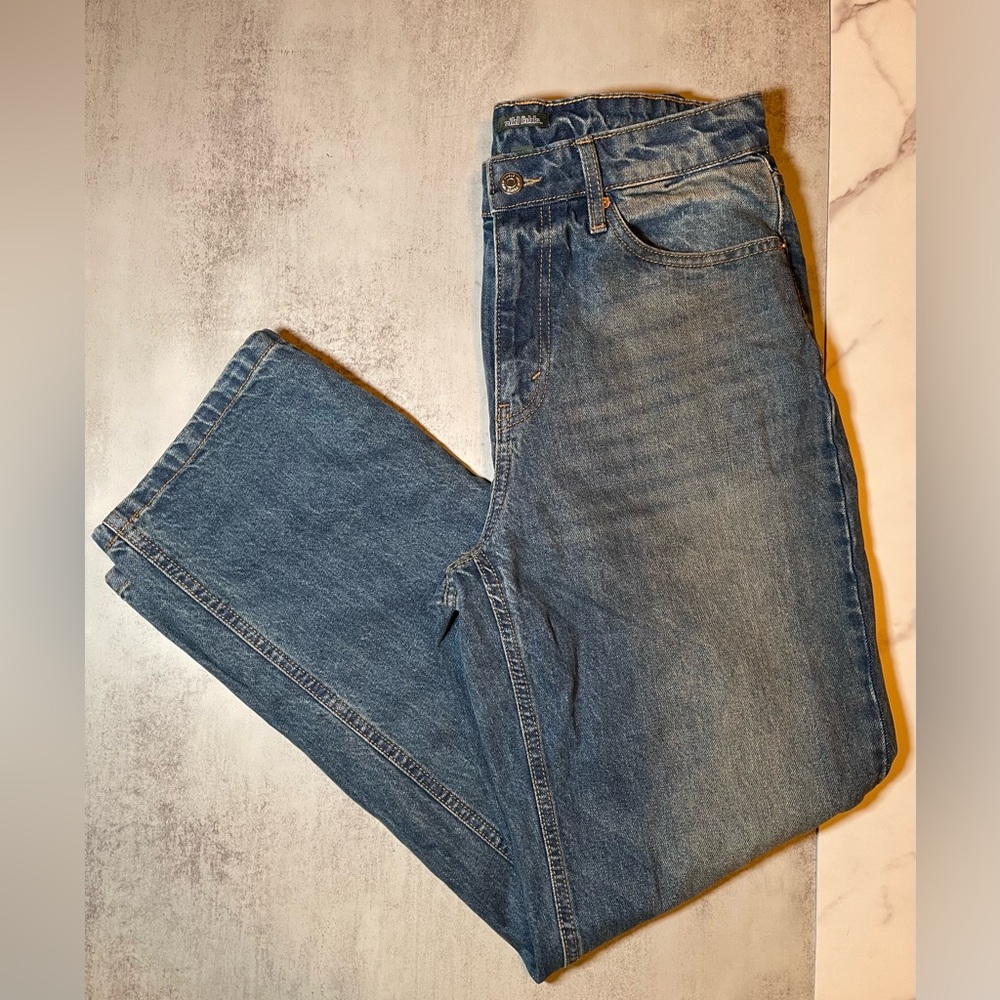 TARGET WILD FABLE WOMENS HIGH RISE 90s STRAIGHT LEG JEANS SIZE 6
